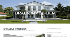 Desktop Screenshot of braun-immobilien24.de