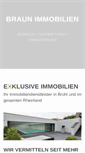 Mobile Screenshot of braun-immobilien24.de