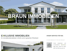 Tablet Screenshot of braun-immobilien24.de